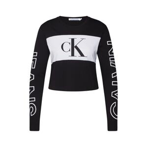 Calvin Klein Jeans Tričko 'BLOCKING STATEMENT'  čierna