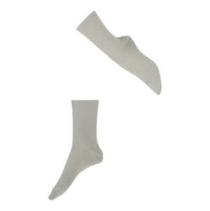 FALKE Ponožky 'Shiny Rib'  strieborná