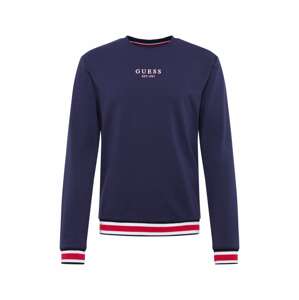 GUESS Sweatshirt  červená / biela / námornícka modrá