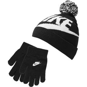 Nike Sportswear Set 'Swoosh Pom'  čierna / biela