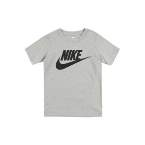 Nike Sportswear Tričko 'NIKE FUTURA S/S TEE'  sivá melírovaná