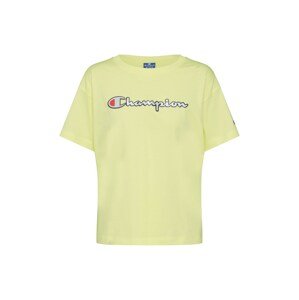 Champion Authentic Athletic Apparel Tričko 'Crewneck T-Shirt'  žltá