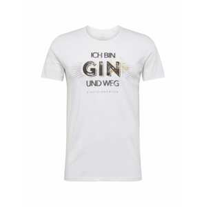 EINSTEIN & NEWTON T-Shirt 'Gin Weg'  biela
