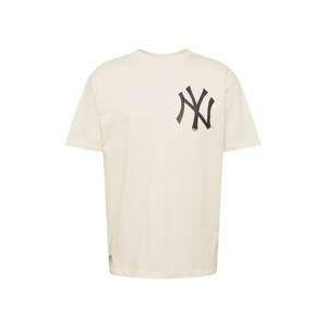 NEW ERA Tričko 'MLB New York Yankees'  krémová / čierna