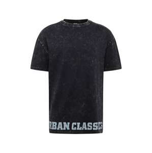 Urban Classics Tričko  modrá / čierna
