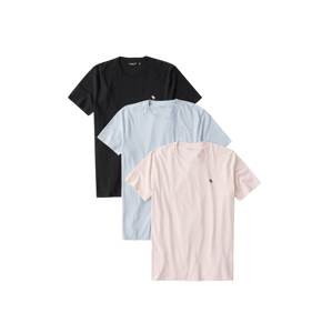 Abercrombie & Fitch Shirt  modrá / ružová / čierna