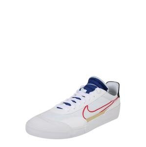 Nike Sportswear Nízke tenisky 'Nike Drop-Type'  biela / červená / kráľovská modrá