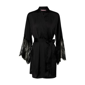 Hunkemöller Negližé 'Kimono Lace'  čierna
