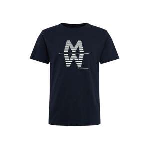 Matinique Tričko 'MAslubon Slub Jersey'  biela / námornícka modrá