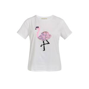 MYMO T-Shirt  zmiešané farby / šedobiela / čierna / ružová / orgovánová