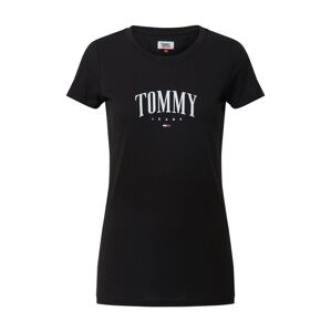 Tommy Jeans Tričko 'TJW TOMMY SCRIPT TEE'  čierna