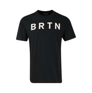 BURTON Tričko 'Men's BRTN Organic Short Sleeve T Shirt'  biela / čierna