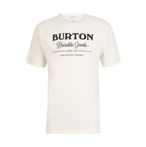 BURTON Funkčné tričko 'Durable Goods'  biela / čierna