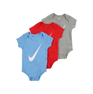 Nike Sportswear Body  modrá / sivá melírovaná / červená / biela