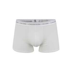 Calvin Klein Underwear Boxerky 'Trunk'  sivá / biela
