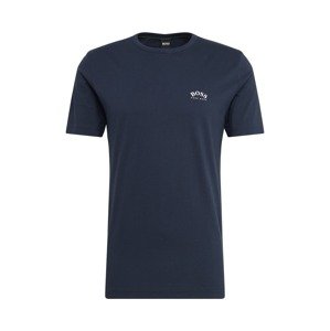 BOSS ATHLEISURE Shirt 'Tee Curved'  námornícka modrá