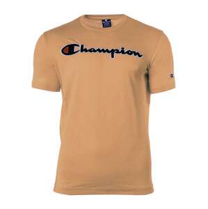 Champion Authentic Athletic Apparel Tričko  čierna / biela / svetlohnedá