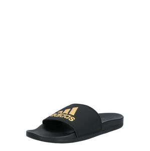 ADIDAS PERFORMANCE Plážové / kúpacie topánky 'ADILETTE COMFORT'  čierna / zlatá