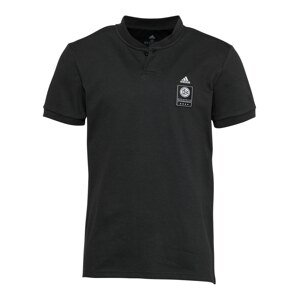 ADIDAS SPORTSWEAR Funkčné tričko 'DFB'  čierna / biela