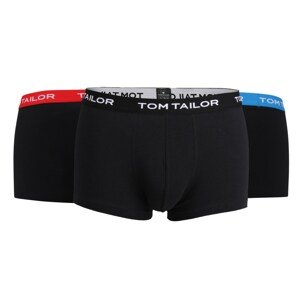 TOM TAILOR Boxerky  svetlomodrá / červená / čierna