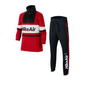 Nike Sportswear Trainingsanzug  biela / čierna / červená