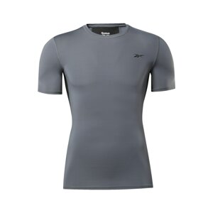Reebok Sport Spodné tričko  čierna / sivá