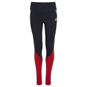 ADIDAS PERFORMANCE Športové nohavice 'Bold'  červená / biela / námornícka modrá