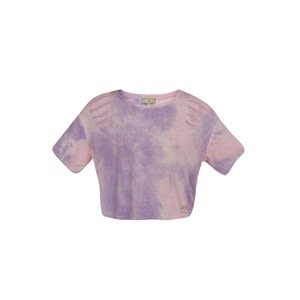 MYMO T-Shirt  ružová / svetlofialová