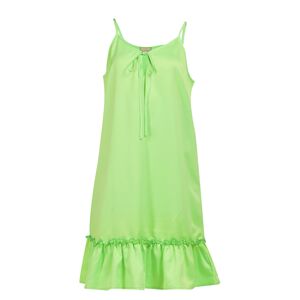 MYMO Letné šaty  neónovo zelená