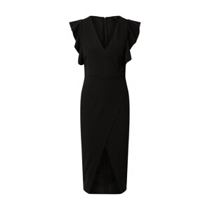 AX Paris Puzdrové šaty  čierna