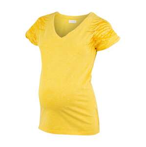 MAMALICIOUS T-Shirt 'ANNABELL A.'  žltá