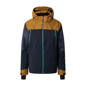 KILLTEC Outdoorová bunda 'Combloux'  tmavomodrá / farba ťavej srsti / námornícka modrá