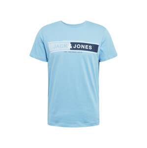 JACK & JONES Shirt 'Codope'  tmavomodrá / svetlomodrá / biela