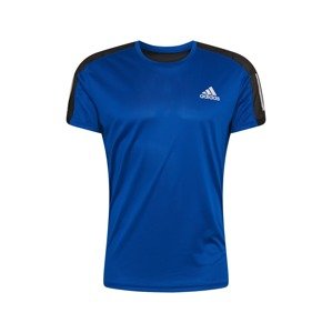 ADIDAS PERFORMANCE Funkčné tričko 'Own the Run'  biela / čierna / kráľovská modrá