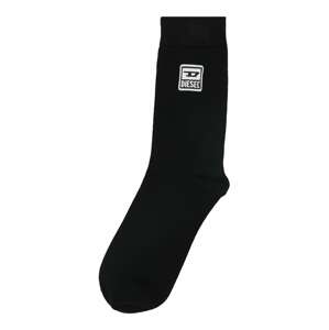 DIESEL Ponožky 'Skm-Ray'  biela / čierna