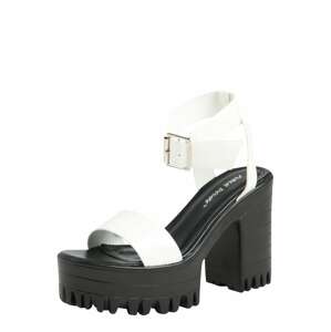 Public Desire Remienkové sandále 'AVENUE'  čierna / biela