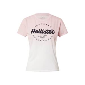HOLLISTER Tričko  ružová / svetloružová