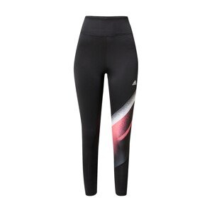 ADIDAS PERFORMANCE Športové nohavice 'Unleash Confidence'  čierna / biela / ružová