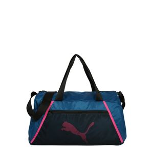 PUMA Športová taška  modrá / ružová / čierna