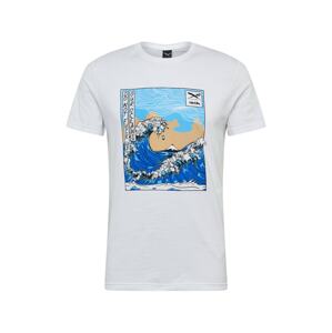 Iriedaily T-Shirt 'Trash Wave'  svetlomodrá / piesková / biela / modrá