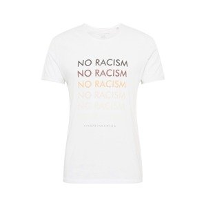 EINSTEIN & NEWTON Tričko 'No Racism'  zmiešané farby / biela