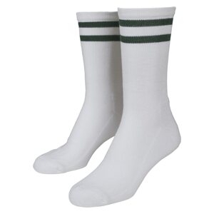 Urban Classics Ponožky  biela / zelená