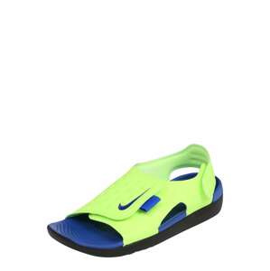 Nike Sportswear Otvorená obuv 'Sunray Adjust 5 (GS/PS)'  žltá / modrá