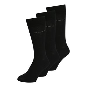 GANT Ponožky  čierna / strieborná