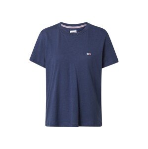 Tommy Jeans Tričko  námornícka modrá / biela / ohnivo červená