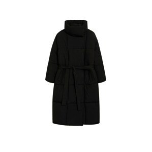 MANGO Zimný kabát  čierna