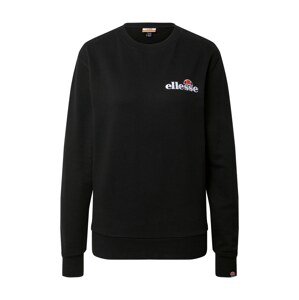 ELLESSE Sweater 'Triome'  čierna / biela / oranžová / červená