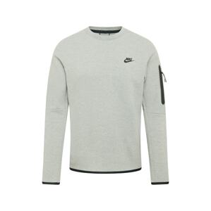 Nike Sportswear Mikina 'Tech Fleece'  svetlosivá / čierna