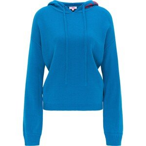 MYMO Oversize sveter  ružová / modrá