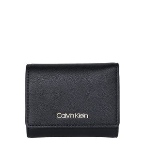Calvin Klein Peňaženka  čierna / strieborná